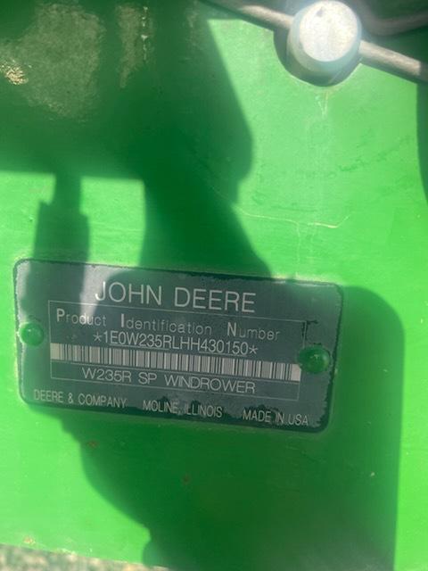 2017 John Deere W235 Image