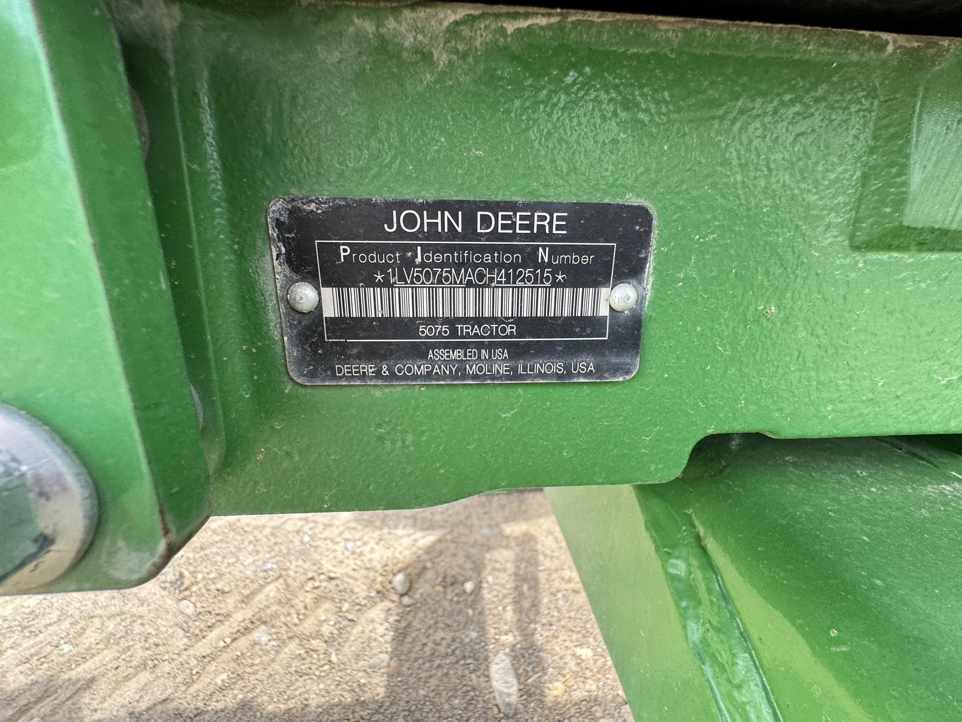 2012 John Deere 5075M